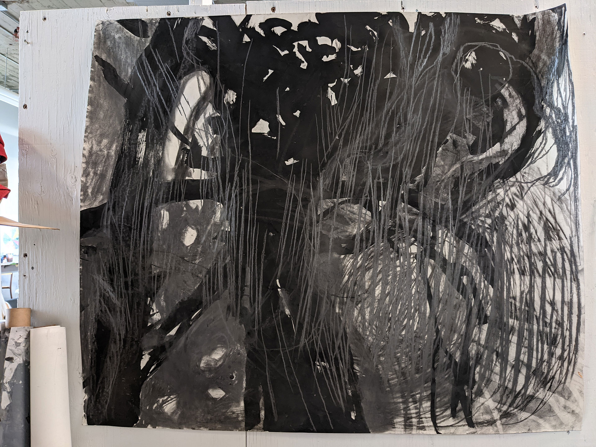 Large Scale Mixed Media on Paper