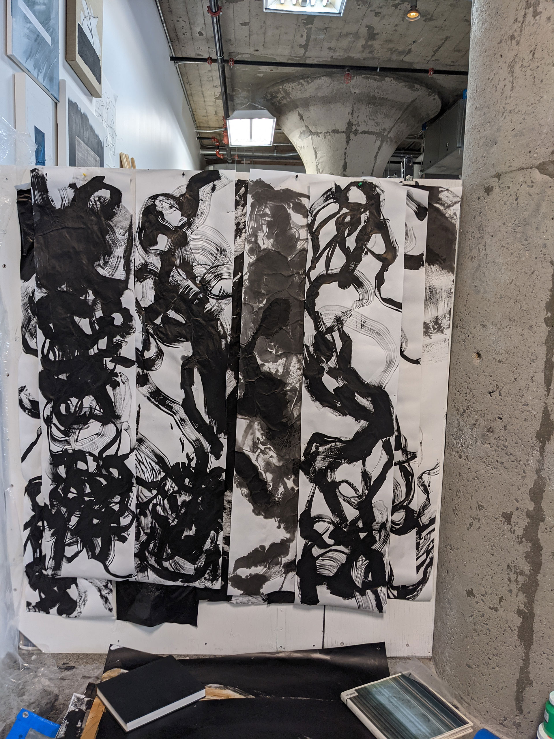 Large Scale Mixed Media on Paper