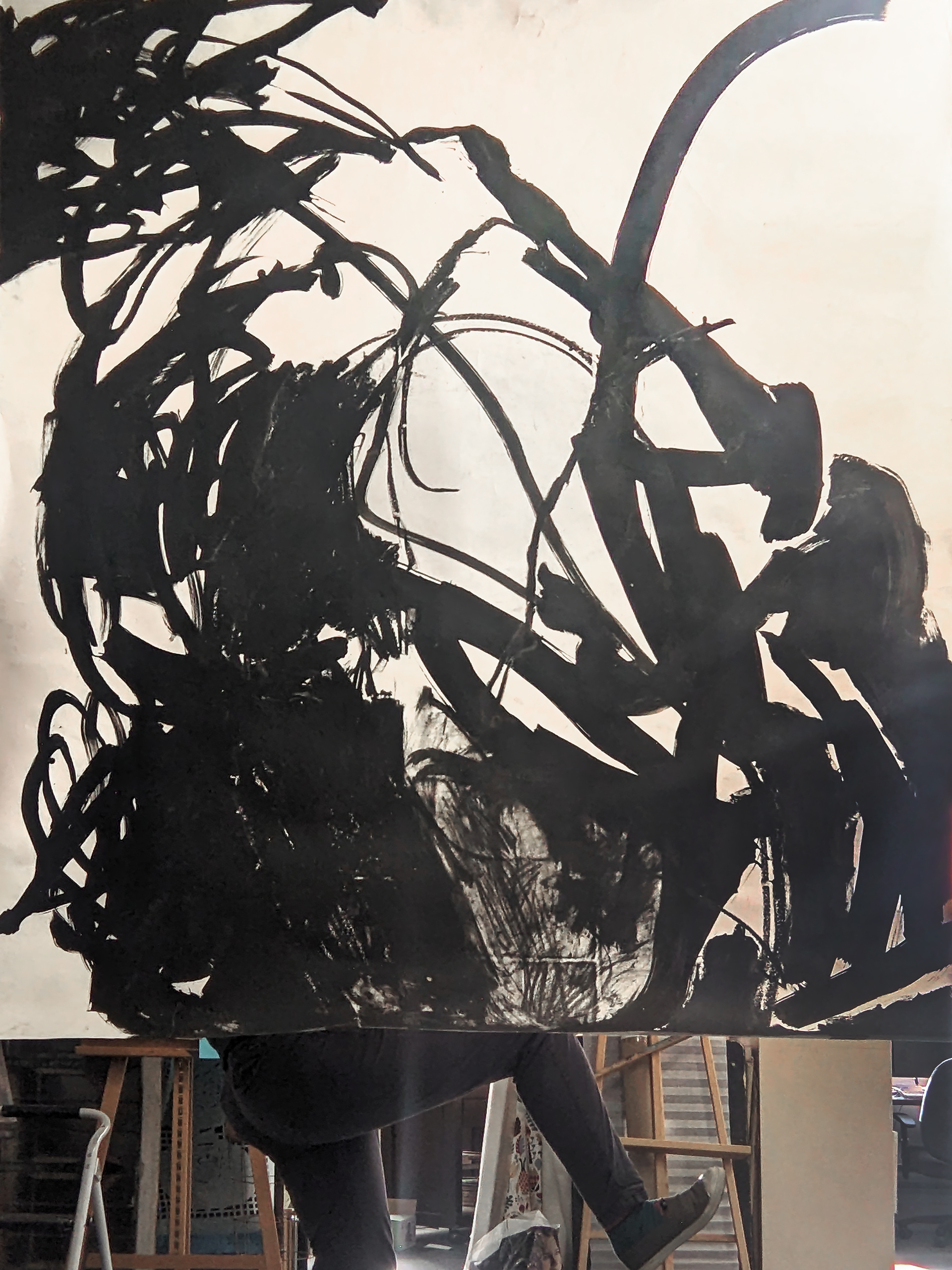 Large Scale Mixed Media on Paper