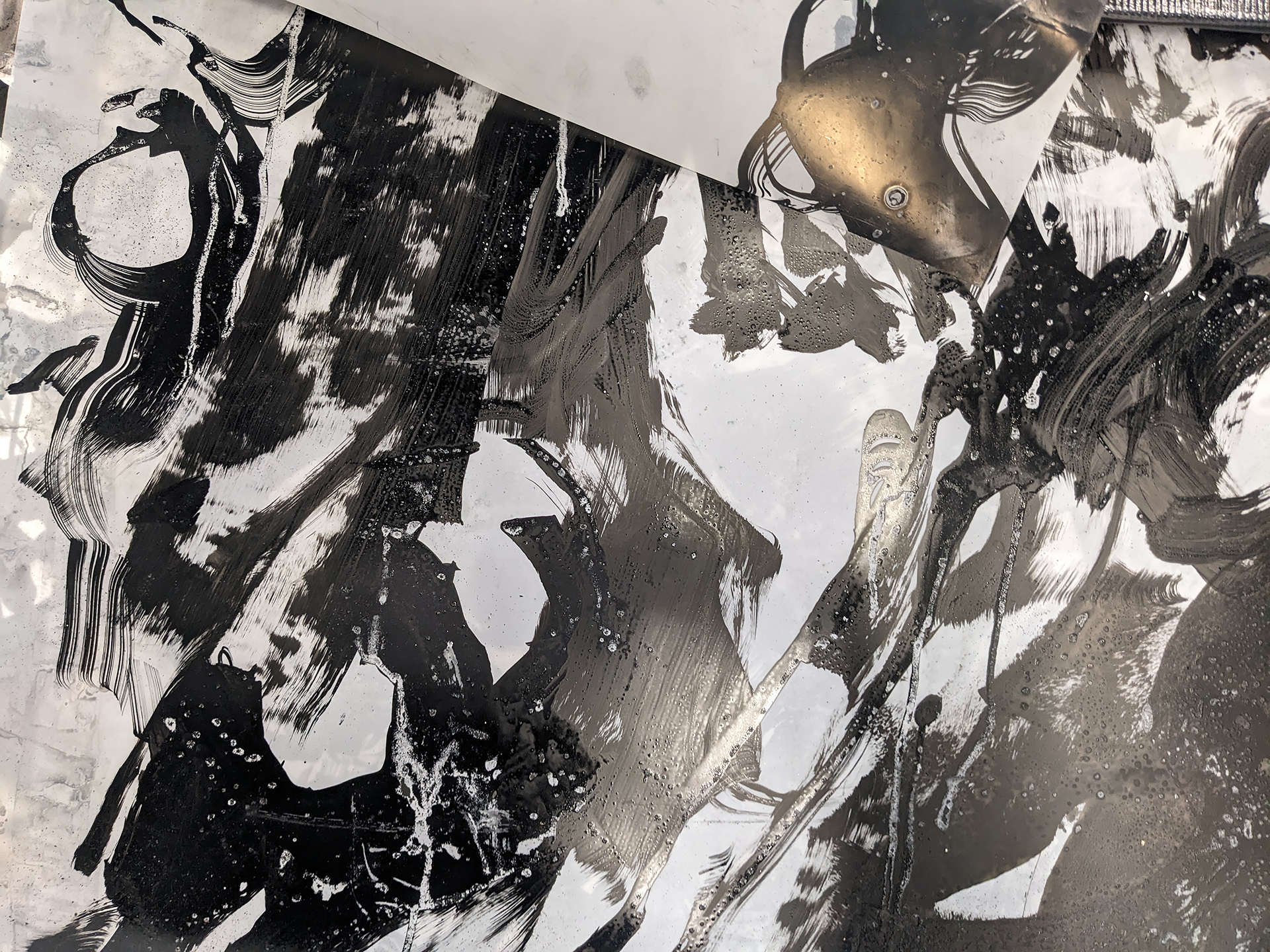 Large Scale Mixed Media on Paper