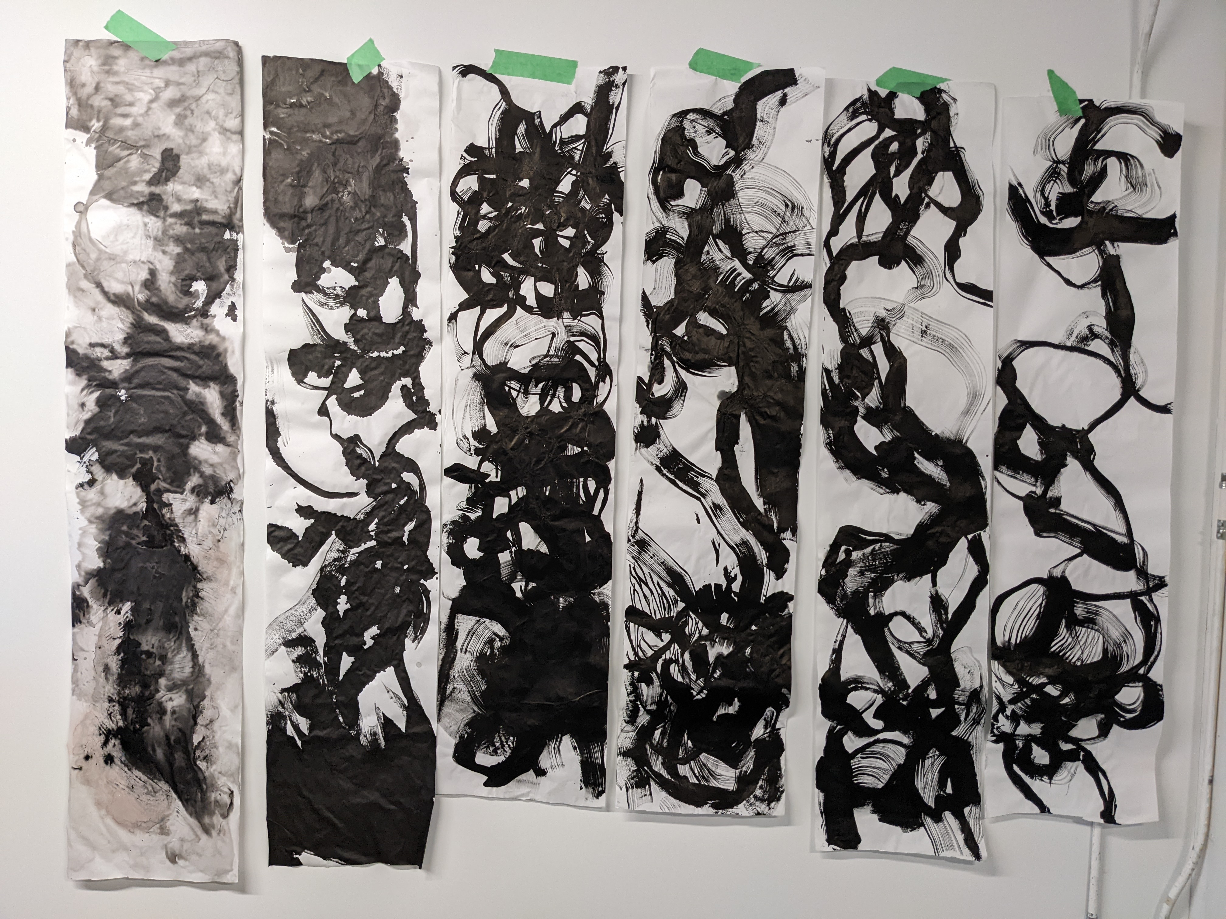 Large Scale Mixed Media on Paper