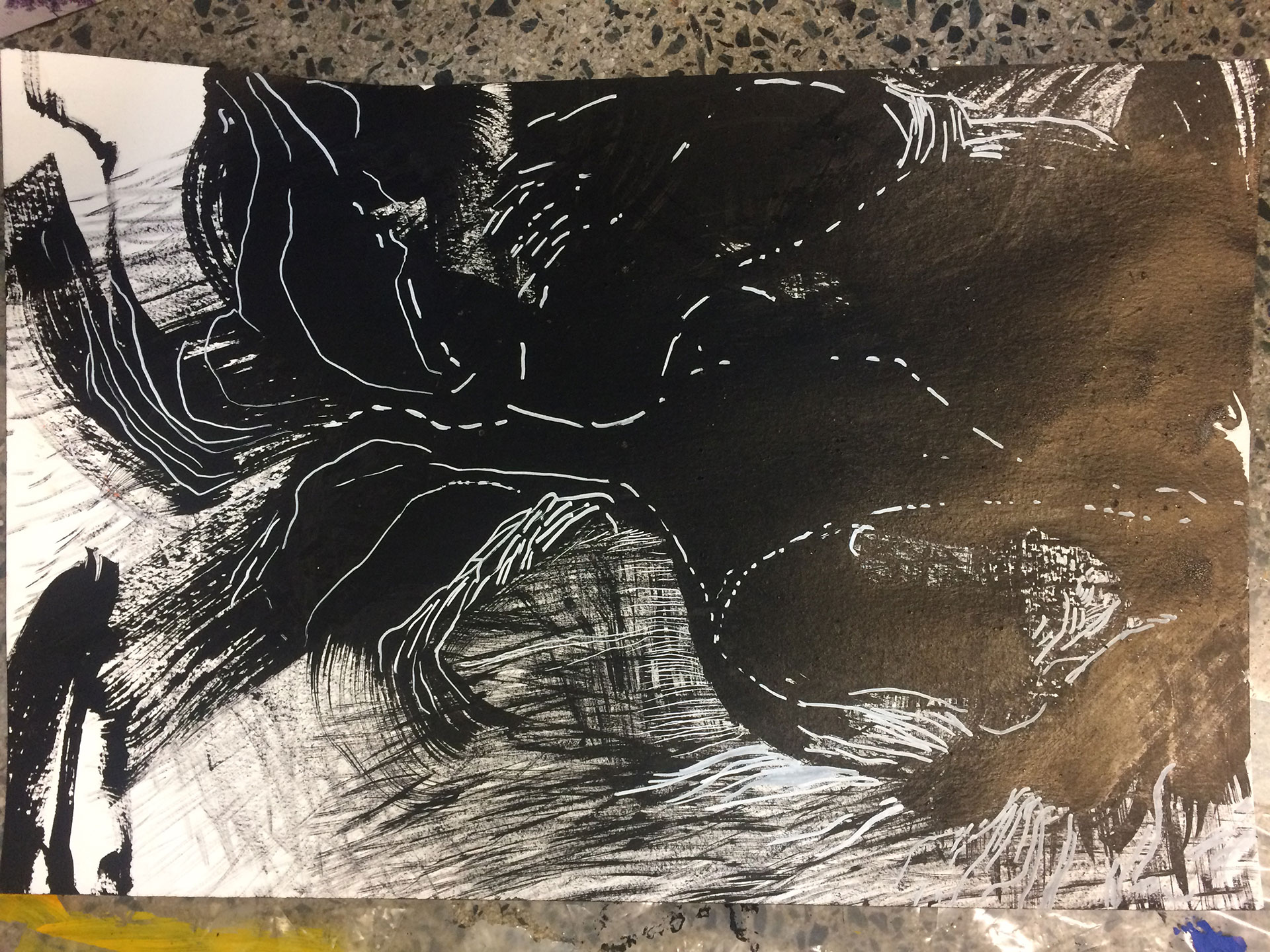 Small Scale Mixed Media on Paper