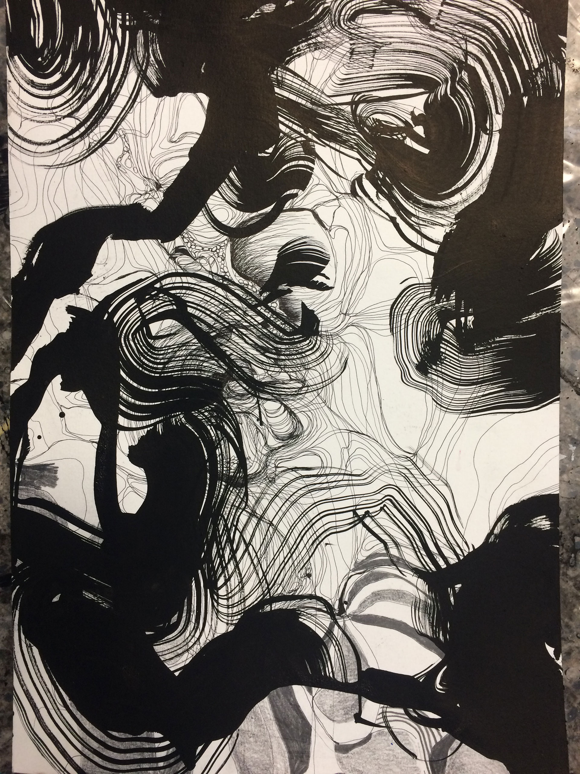 Small Scale Mixed Media on Paper