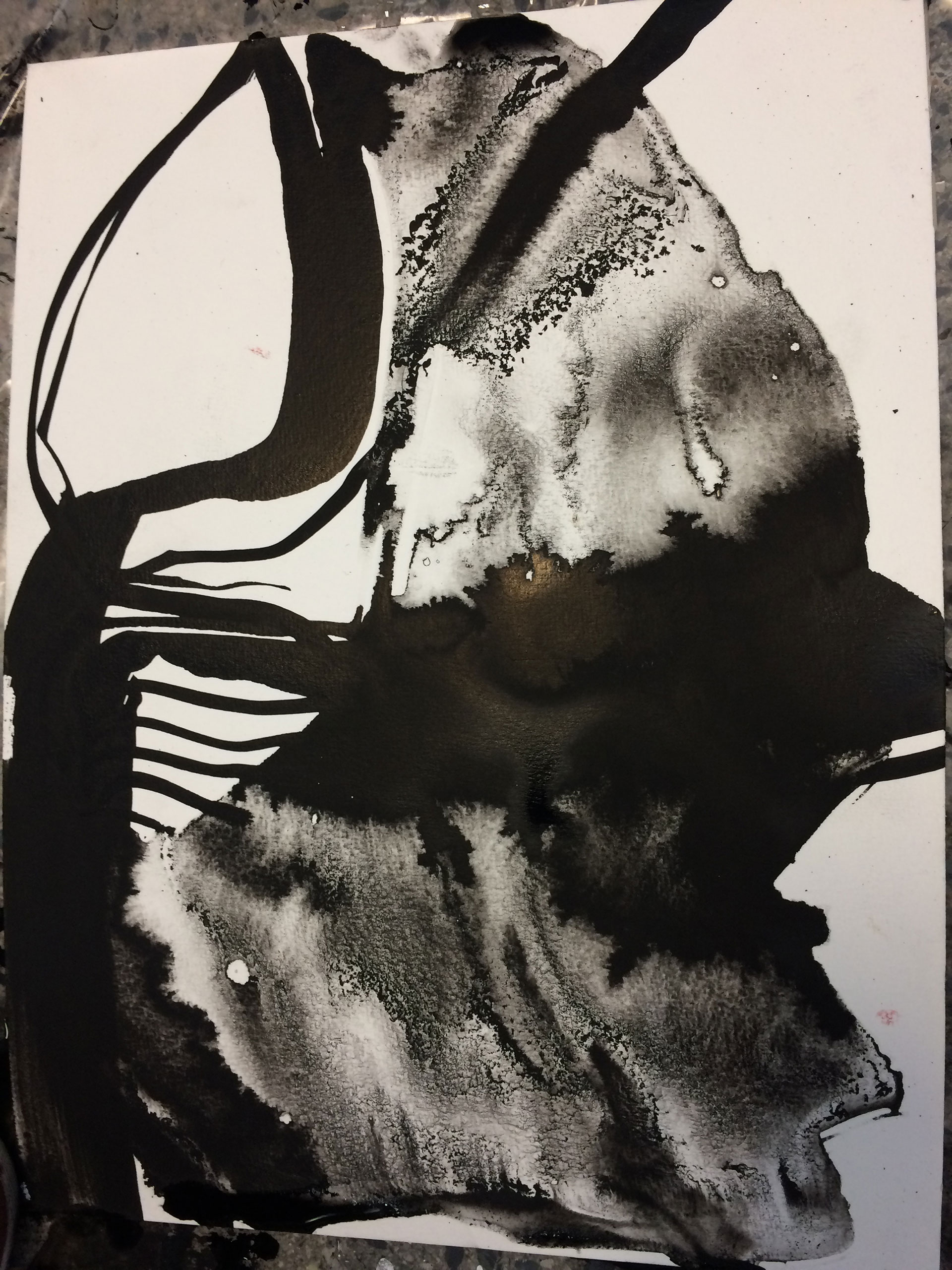 Small Scale Mixed Media on Paper