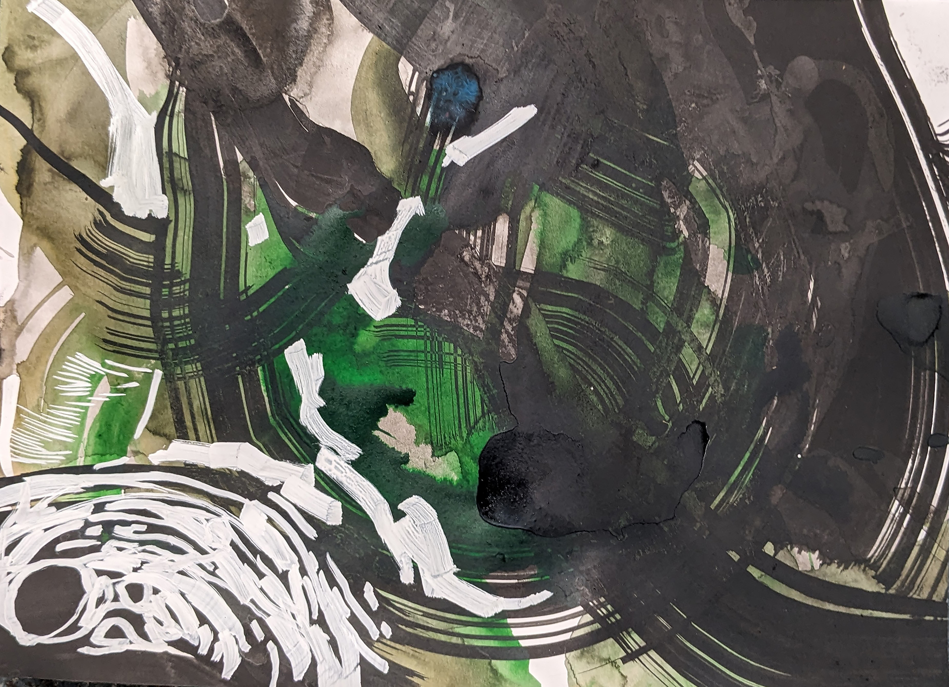 Small Scale Mixed Media on Paper