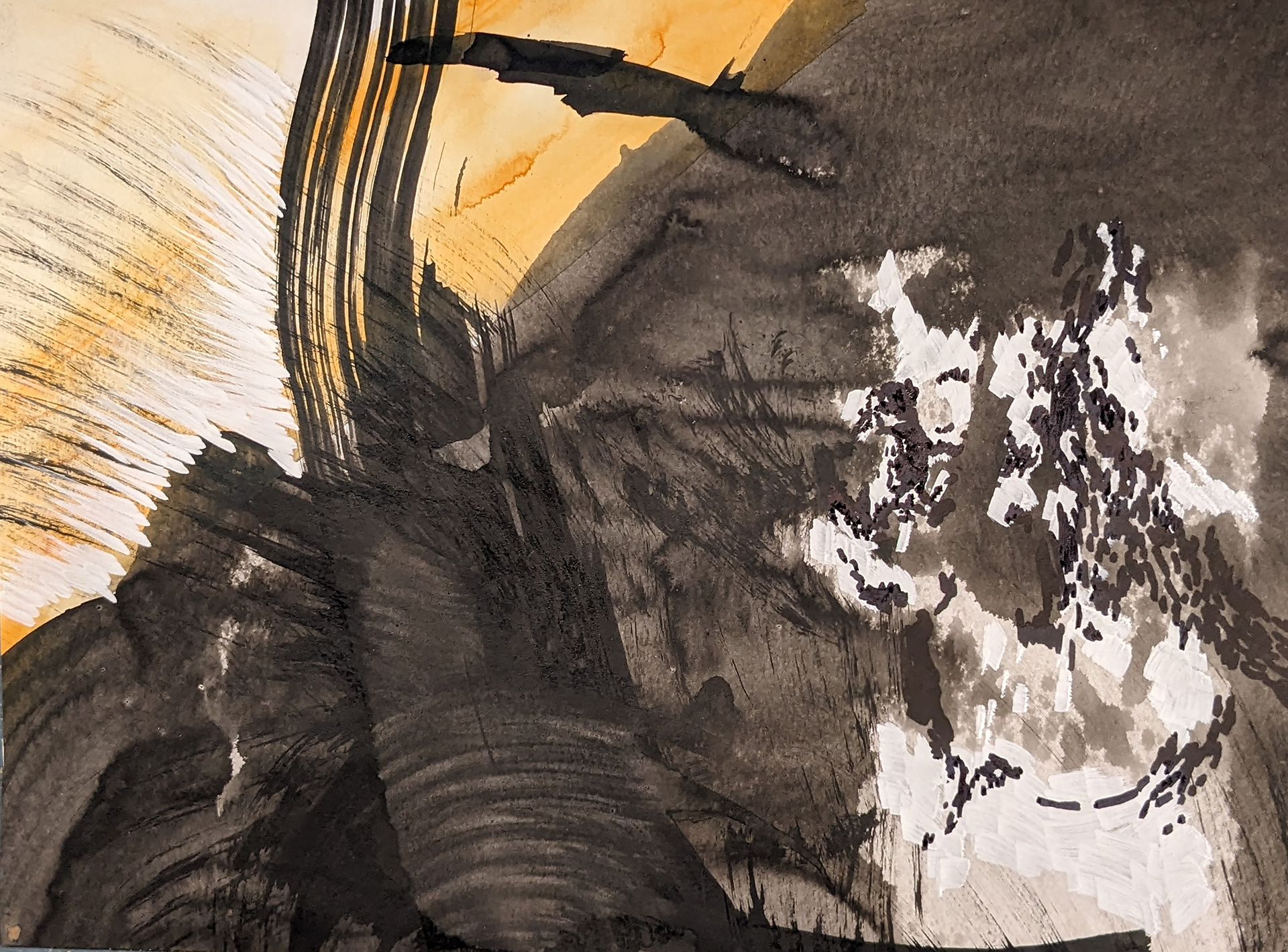 Small Scale Mixed Media on Paper